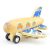 اسباب بازی هواپیما مسافربری چوبی عقب کش آبی پیکاردو